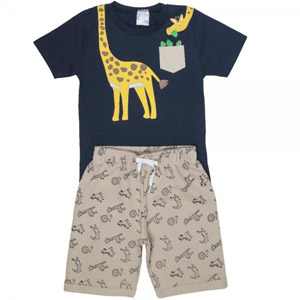 Conjunto Infantil Masculino Girafinha